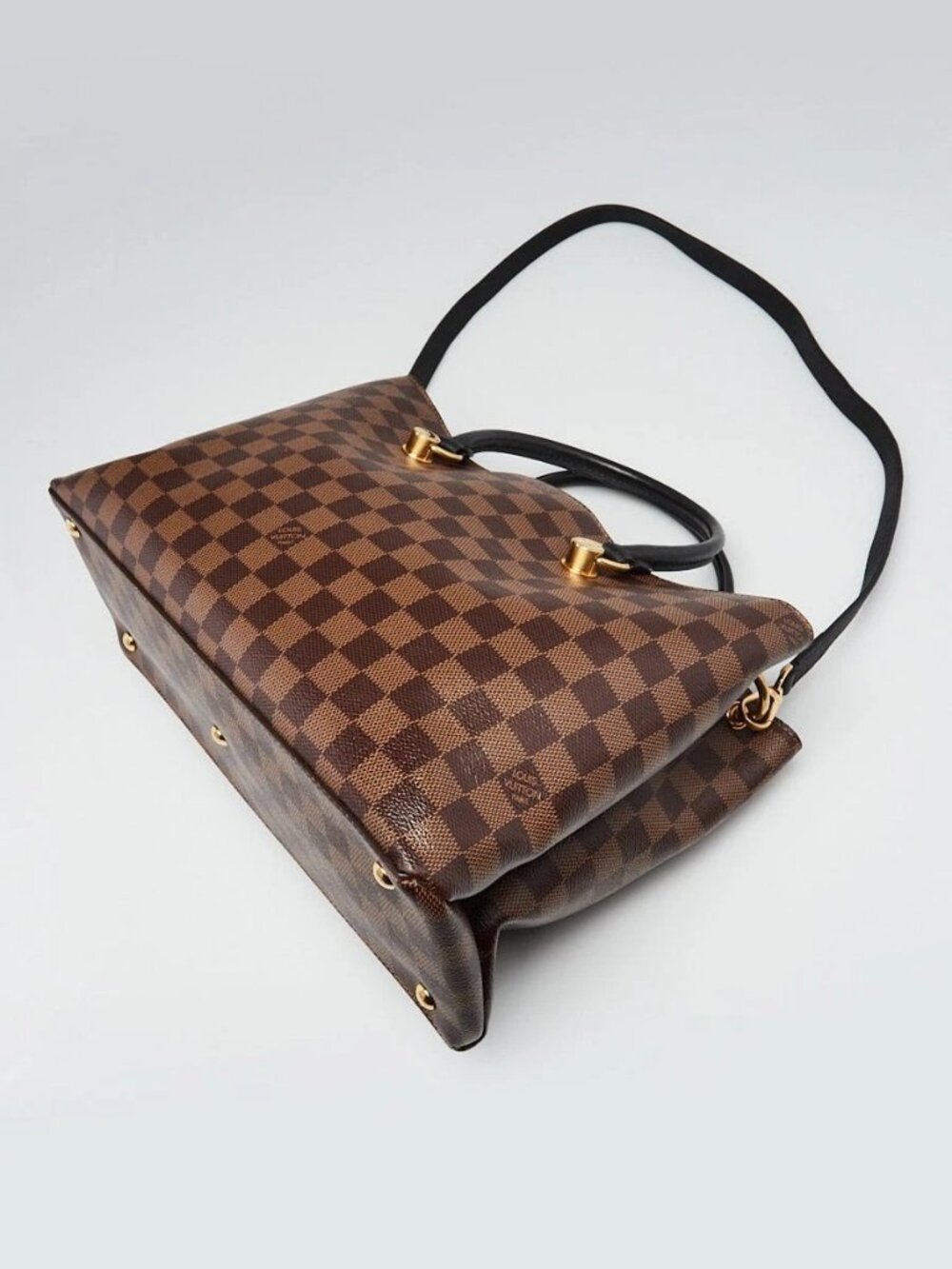 Louis Vuitton Black Damier Canvas Riverside Tote Bag - Picture 2 of 12